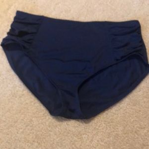 Kim Rogers Navy Swim Bottoms